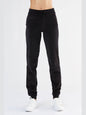 Organic Soft Fleece Cuffed Sweatpants: Womens