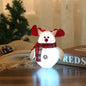 Christmas Decorations LED Santa Claus Snowman Deer Creative New Luminous Xmas Tree Pendant Gnome Gifts Ornaments Decoration
