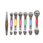 9-piece Set Of Stainless Steel Double Headed Measuring Spoons