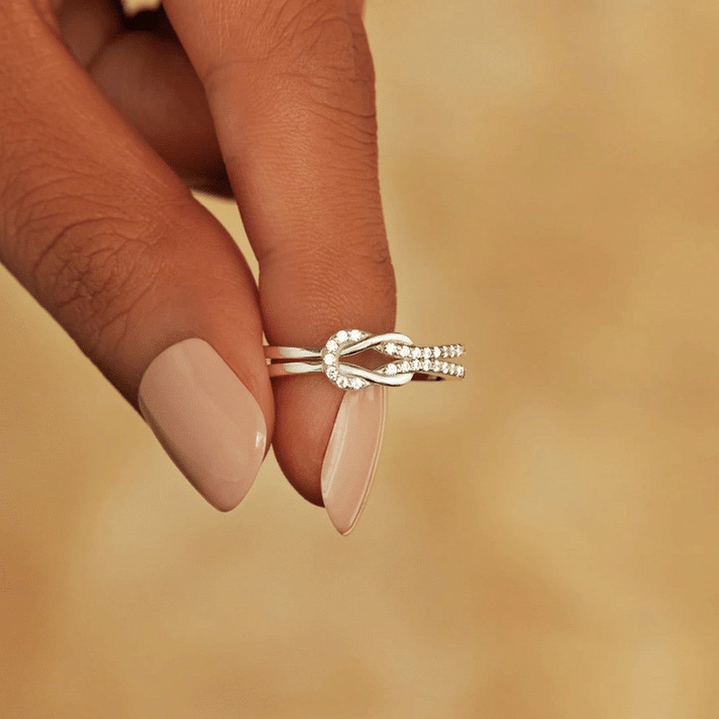 Arrival Fashion Simple Opening Ring Female Mother And Daughter Ring Mother's Day Gift Christmas Gift Wholesale
