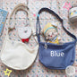 Women's Fashion Simple Solid Color Crossbody Bag