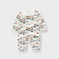 Light And Soft Bamboo Fiber Baby Jumpsuit Floral Animal Cute Print Spring Autumn Newborn Clothes Unisex Long Sleeve Baby Rompers For Boys Girls