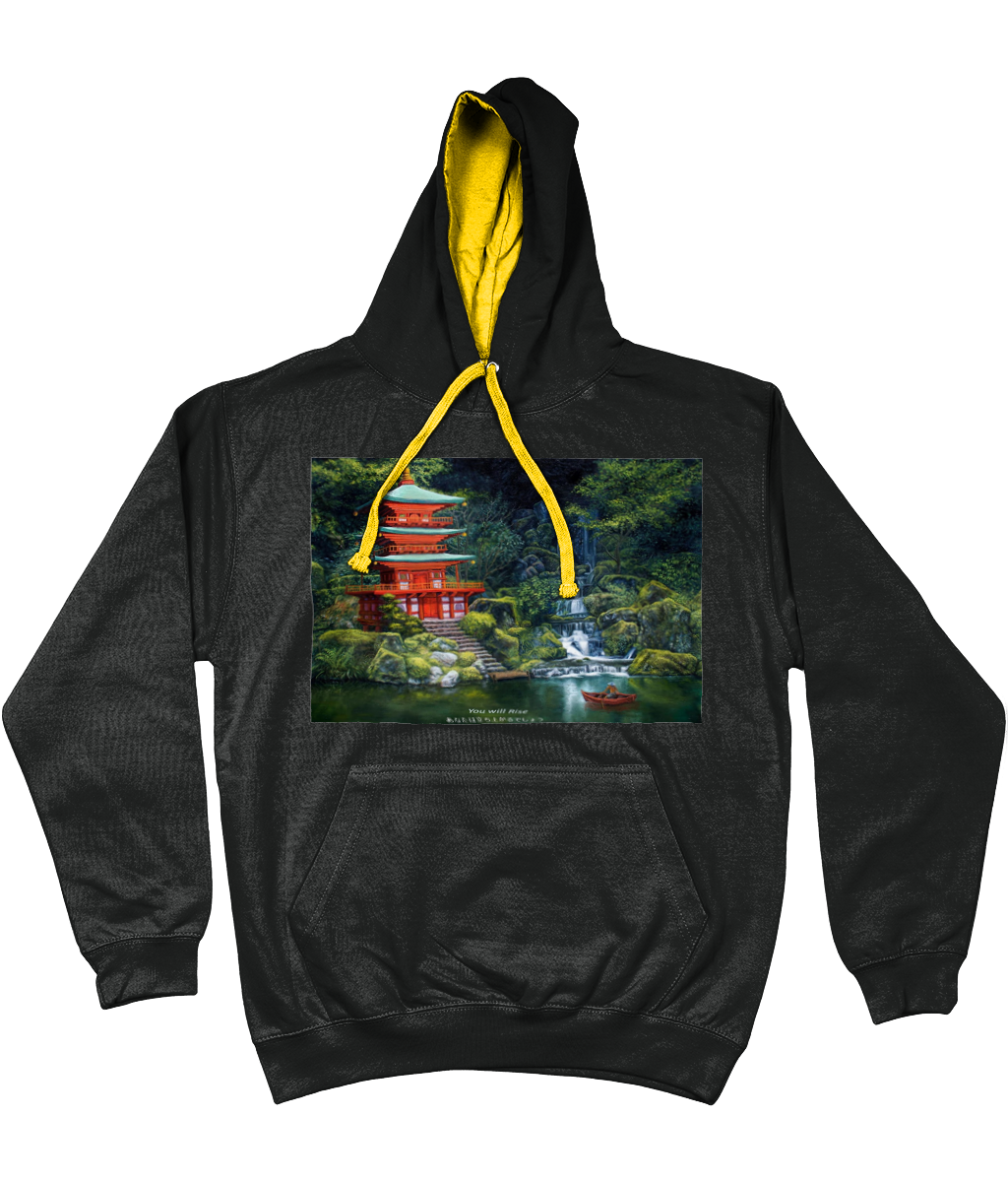 ASLAN Hoodie two tone-Grey Various Colours and Sizes