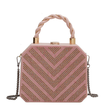 Simple Shoulder Bag Messenger Bag Metal Buckle Female Bag
