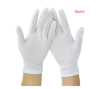 Thin White High Quality Men's Cotton Gloves