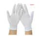 Thin White High Quality Men's Cotton Gloves