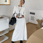 Casual Knitted Sweater Suit Women's Skirt Two-piece Set