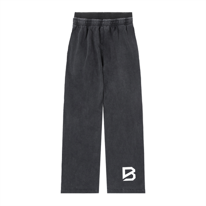 Vintage Washed Waist Pants - Premium Gym Sweatpants | BRACE
