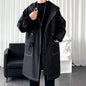 Men's Mid-Length Trench Coat - Spring Autumn Waterproof Jacket