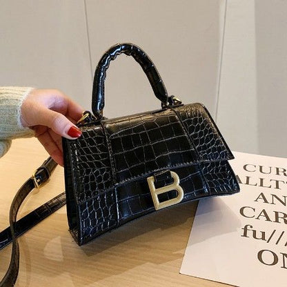 Women's Retro Foreign Style Stone Pattern Shoulder Bag