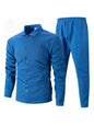 Autumn Youth Zipper Pocket Lapels Slim Fit Men's Jacket Suits