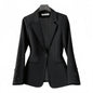Korean Style Loose Spring And Autumn High-grade Female Brown Suit