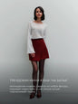 Versatile Figure-flattering High-waisted A-line Skirt With A Slit