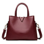 Women's Large Leather Tote Bag | 3 Compartment Work Bag