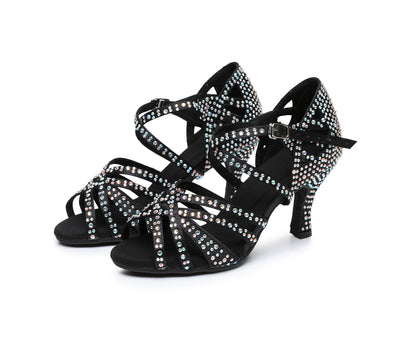 Diamond Latin Dance Shoes Women's Soft Sole Dance Shoes