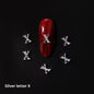 26 Letter Alloy Nail Ornament Nail Crystal