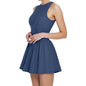 Stand-up Collar Dress For Outdoor Runninganti-exposure Design