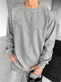 Casual Trends Round Neck Sweater Long Sleeve