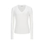Women's Clothing Is Super Stylish With A High-end Simple And Versatile Cable-knit V-neck Sweater