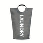 90L Extra Large Laundry Basket – Heavy-Duty Foldable Clothes Hamper with Handles | Space-Saving Round Fabric Laundry Bin for Home, Dorm, Office & Hotel
