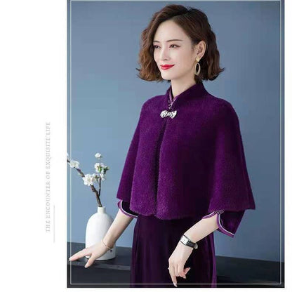 Wool Cape Petite Coat Cloak