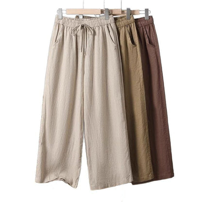 Women's Drawstring Straight Thin Casual Pants