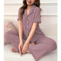 Women's Two-piece Set With Lace Detailing