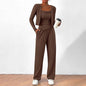 Sports Casual Lazy Design Comfortable Coat Suspender Trousers Three-piece Suit