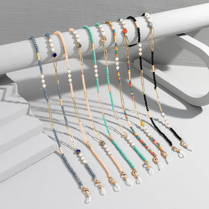 Colorful Chain Mask Chain, Fashionable Anti-loss Glasses Lanyard