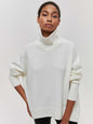 Women's Turtleneck Sweater - Soft Long Sleeve Pullover for Winter | Premium Knit Top