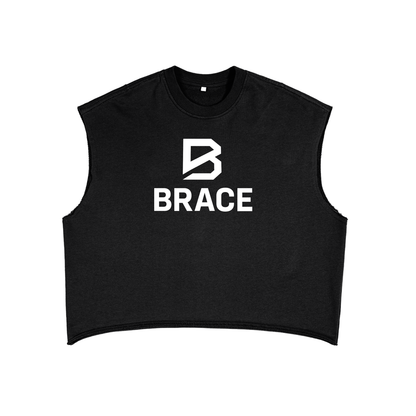 Boxy Tank Top - French Terry Gym Vest | BRACE
