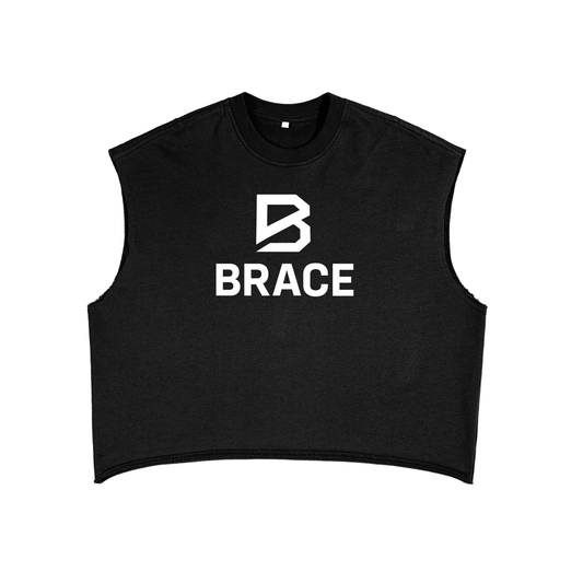 Boxy Tank Top - French Terry Gym Vest | BRACE