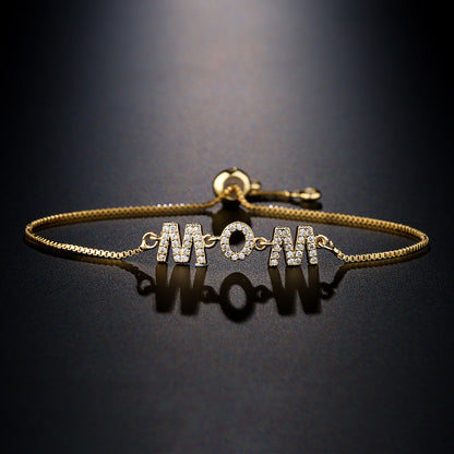 Mother's Day Gift Copper Micro-Set Zircon Bracelet