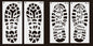 Christmas Footprints Hollow Out Template Ruler