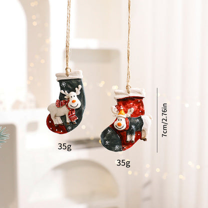 Christmas Decorations Cartoon Elk Ornaments