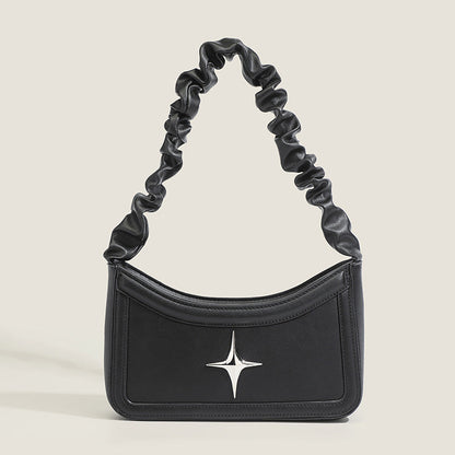 French Ins Style Pleated Underarm Bag