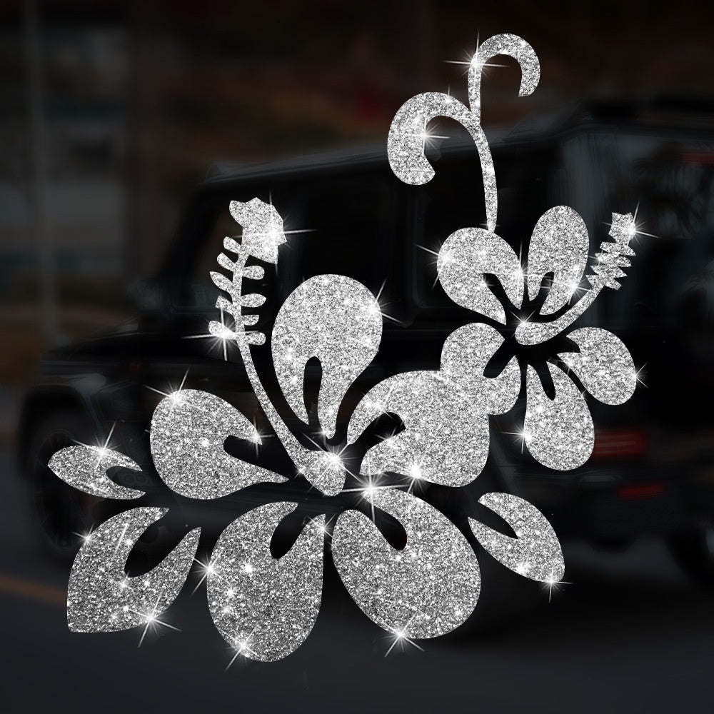 Cartoon Shiny African Woman Automobile Sticker