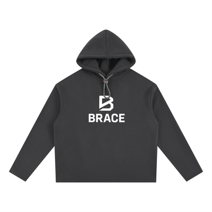 Oversized Fleece Hoodie - Premium Relaxed Fit Gym Hoodie | BRACE