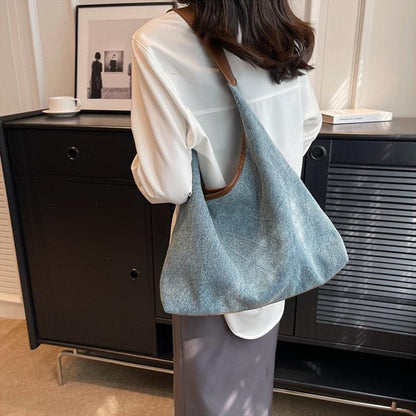 Denim Fashion Large Handbags Shoulder Bags