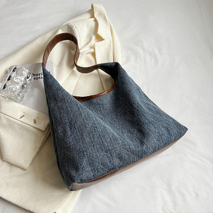 Denim Fashion Large Handbags Shoulder Bags