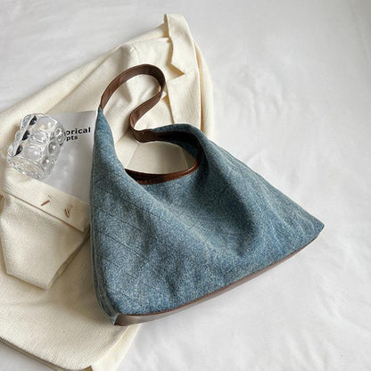 Denim Fashion Large Handbags Shoulder Bags