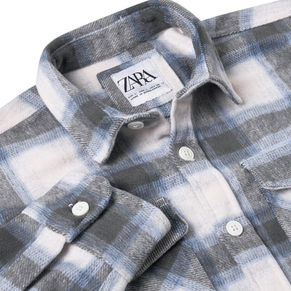 Ex High Street Brushed Cotton Overshirt
