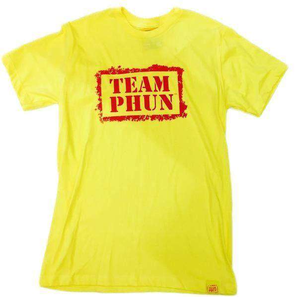 team phun stencil logo tee shirt