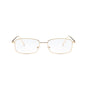 Retro Small Box Square Metal Glasses