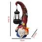 Christmas Snowman Resin Decorative Landscape Lamp