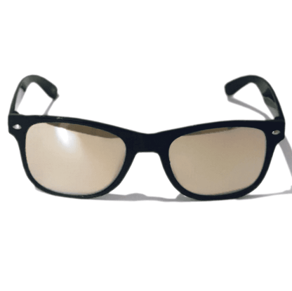 Trippy Spiral Diffraction Glasses – Festival Rave Vortex Effect Glasses (Black)