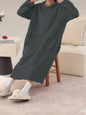 Coral Fleece Overknee Thickened Plus Size Homewear Pajamas