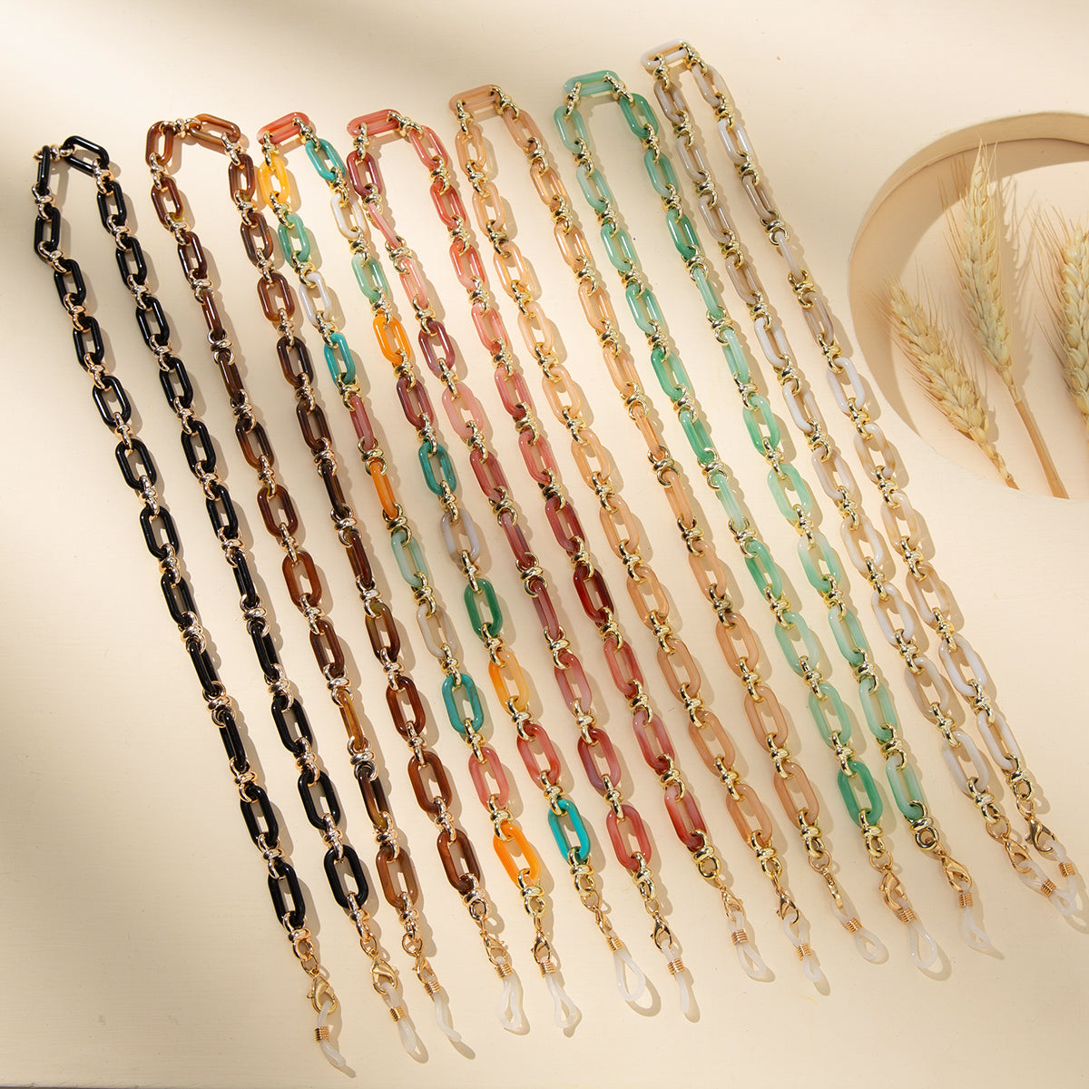Acrylic Fashionable Anti-loss Eyewear Necklaces And Eyewear Lanyards