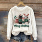 Women's 3D-printed Casual Christmas Hoodie