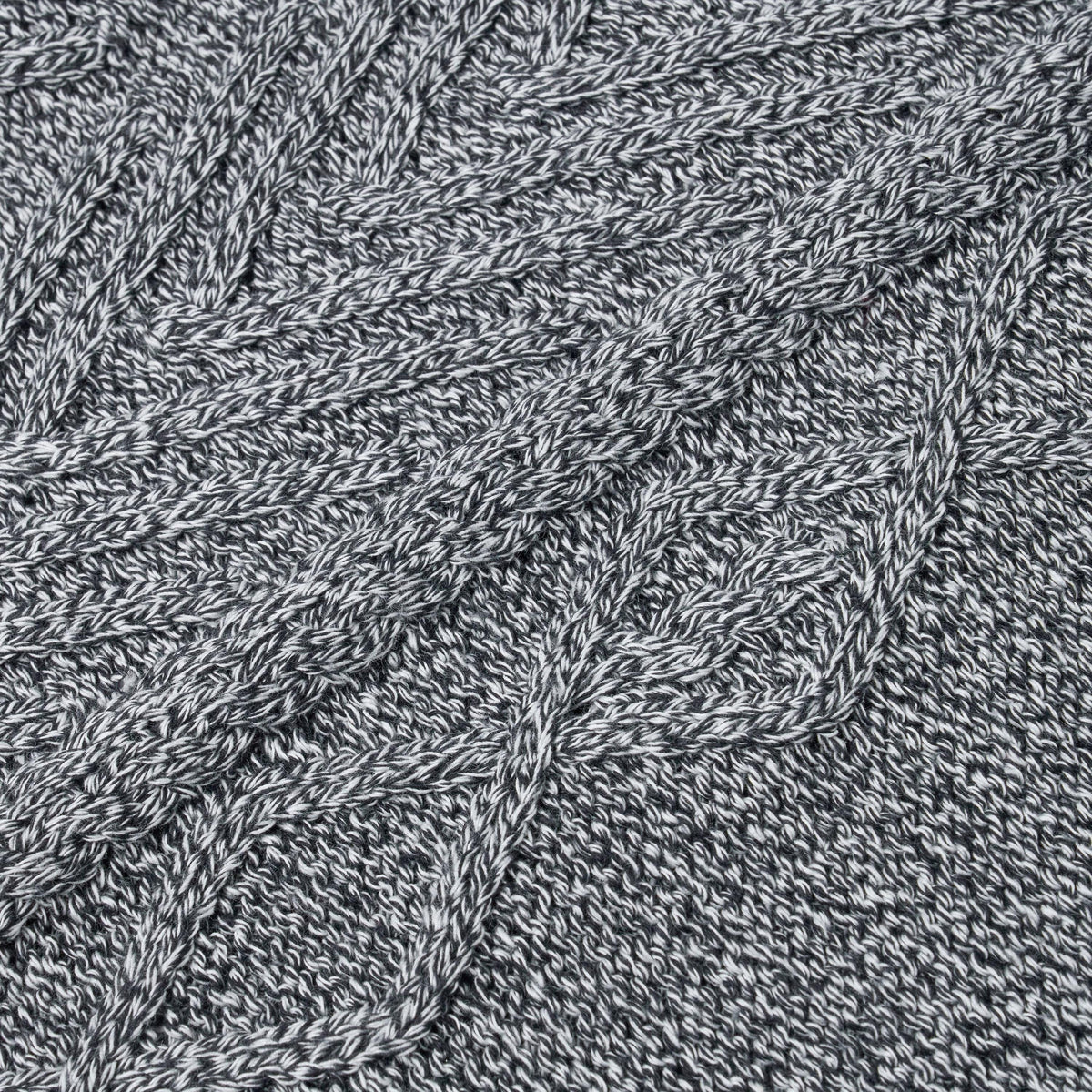 Crew Clothing Company Cable Knit Pullover Hoodie